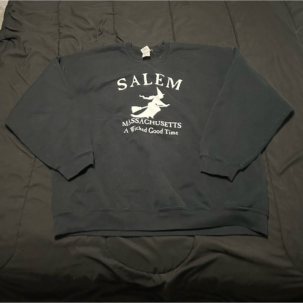 Black Salem Crewneck